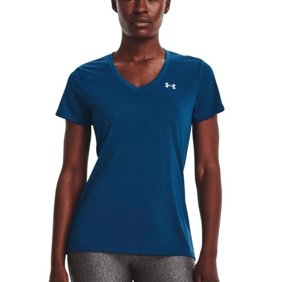 Under Armour Womans UA Tech V-Neck Size XS - Picture 1 of 4